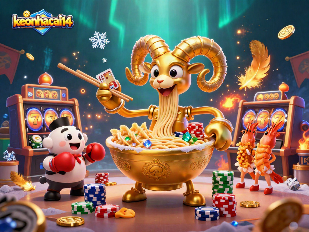 Engage in thrilling gameplay at keonhacai14 with vibrant characters and dynamic casino elements.