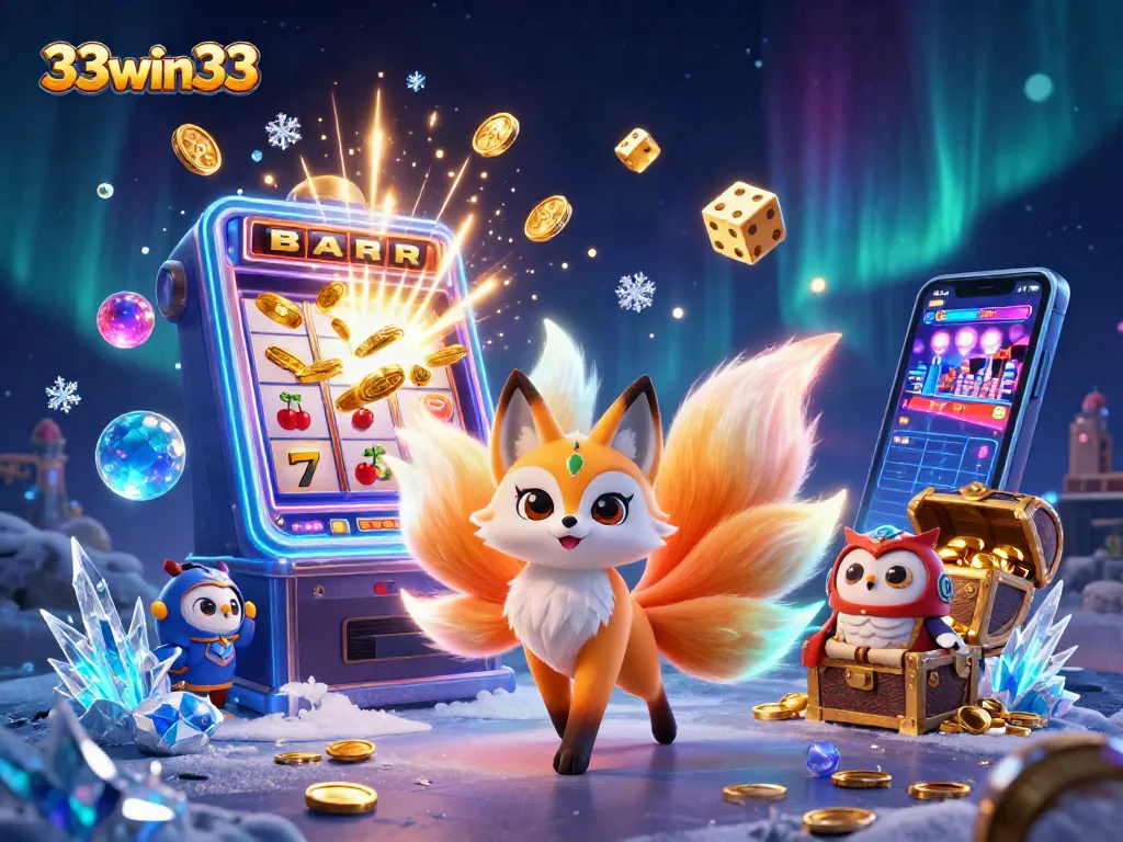 Experience the excitement of winning at 33win33 with colorful slot machines and magical creatures.