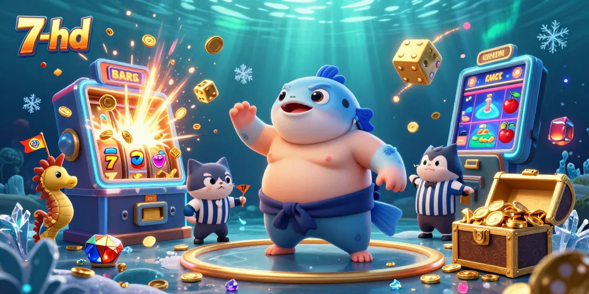 Experience the fun with 7-hd in an underwater casino scene featuring explosive jackpots and vibrant gameplay.