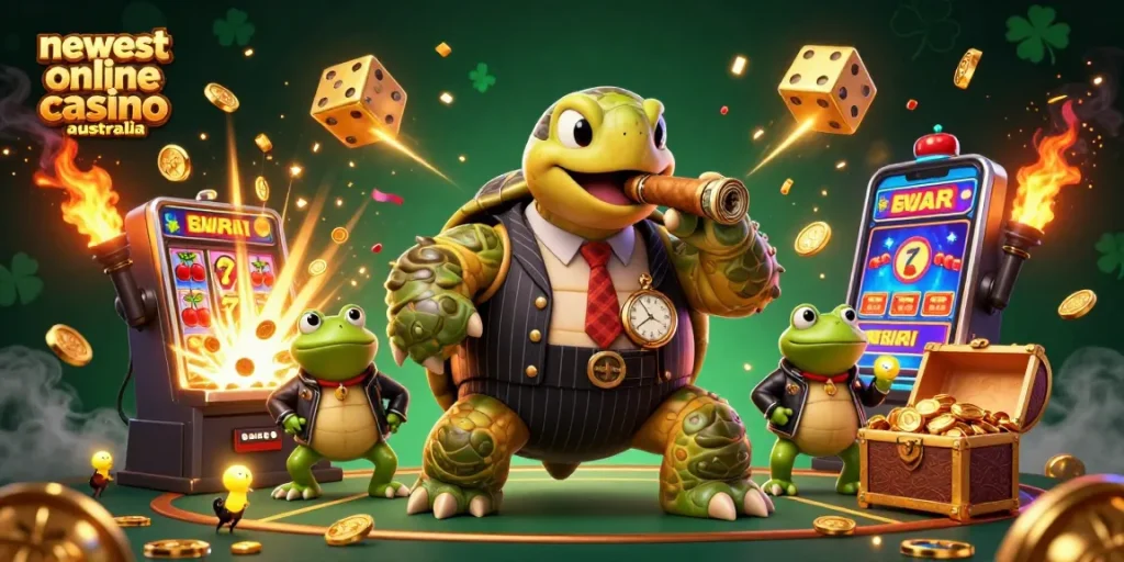 Experience the excitement at the newest online casino Australia with vibrant characters and thrilling game elements!